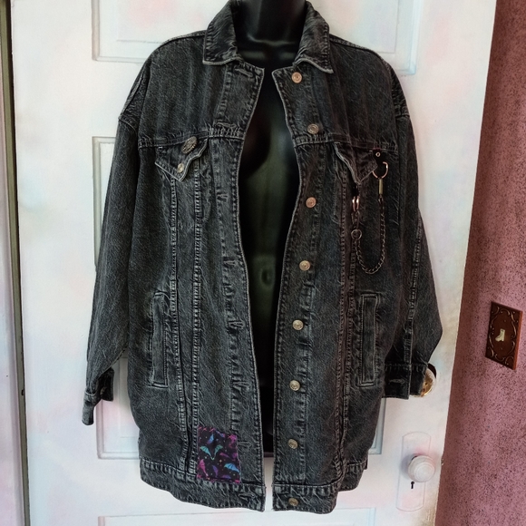 Rob Zombie Dragula customized OOAK hand-stitched distressed jacket! Nwt! - Picture 2 of 8